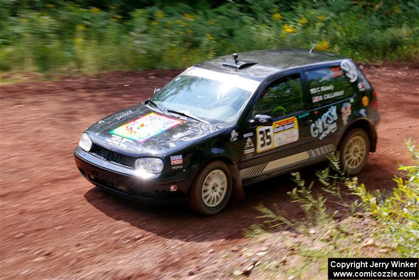 Chase Blakely / Mike Callaway VW GTI on SS3, Norway North I.