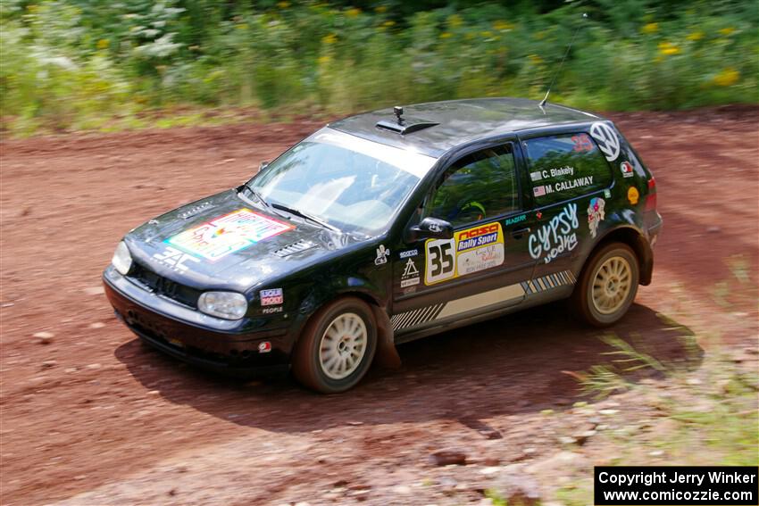 Chase Blakely / Mike Callaway VW GTI on SS3, Norway North I.