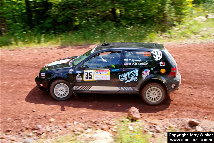 Chase Blakely / Mike Callaway VW GTI on SS3, Norway North I.