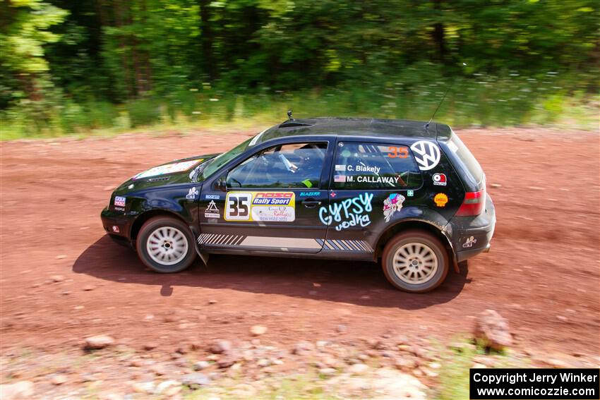 Chase Blakely / Mike Callaway VW GTI on SS3, Norway North I.