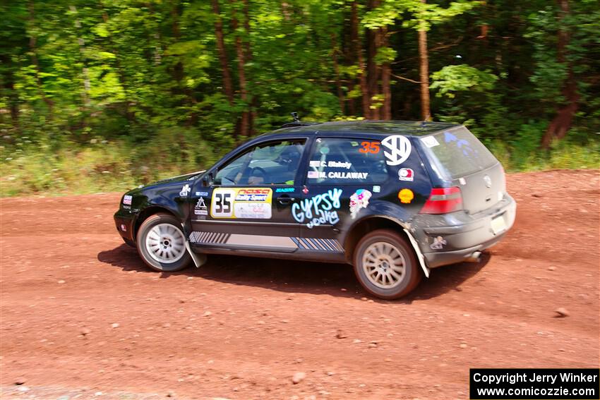 Chase Blakely / Mike Callaway VW GTI on SS3, Norway North I.