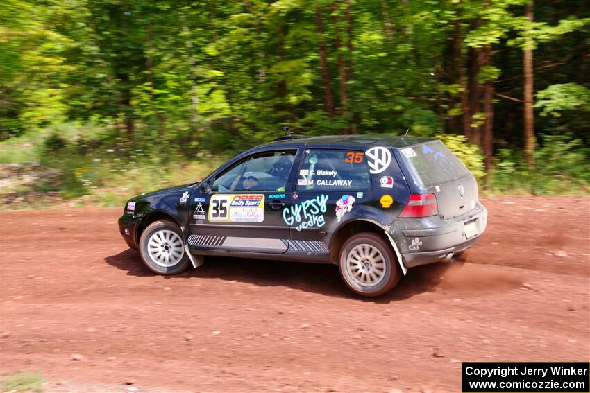 Chase Blakely / Mike Callaway VW GTI on SS3, Norway North I.