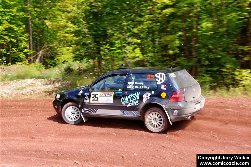 Chase Blakely / Mike Callaway VW GTI on SS3, Norway North I.