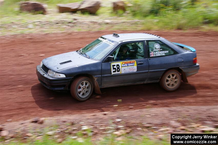 Jacob Kennedy / James Smith Ford Escort GT on SS3, Norway North I.