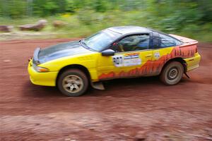 Eli Goethel / Max Sutton Mitsubishi Eclipse on SS3, Norway North I.