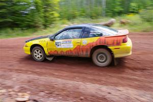 Eli Goethel / Max Sutton Mitsubishi Eclipse on SS3, Norway North I.