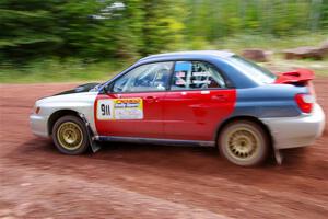 Jonathon Nagel / Chris Woodry Subaru Impreza 2.5RS on SS3, Norway North I.