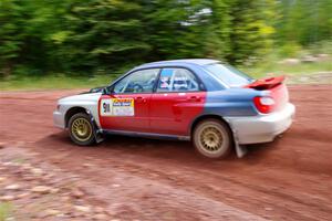 Jonathon Nagel / Chris Woodry Subaru Impreza 2.5RS on SS3, Norway North I.