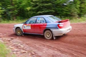 Jonathon Nagel / Chris Woodry Subaru Impreza 2.5RS on SS3, Norway North I.