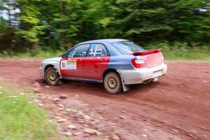 Jonathon Nagel / Chris Woodry Subaru Impreza 2.5RS on SS3, Norway North I.