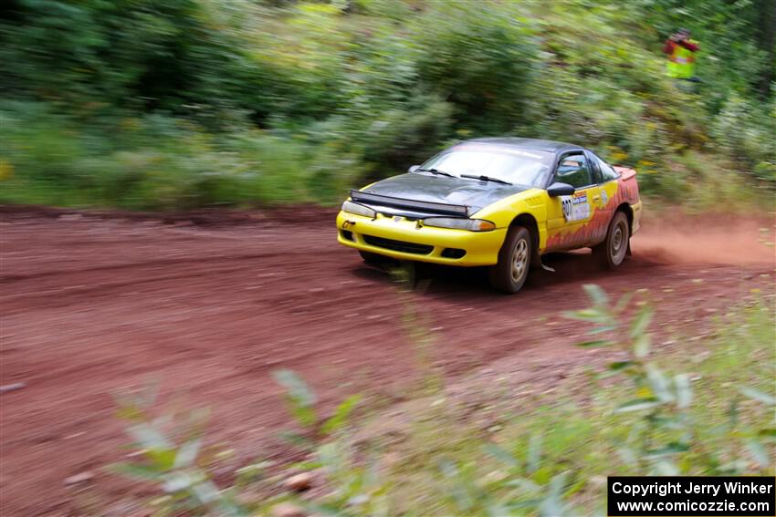 Eli Goethel / Max Sutton Mitsubishi Eclipse on SS3, Norway North I.