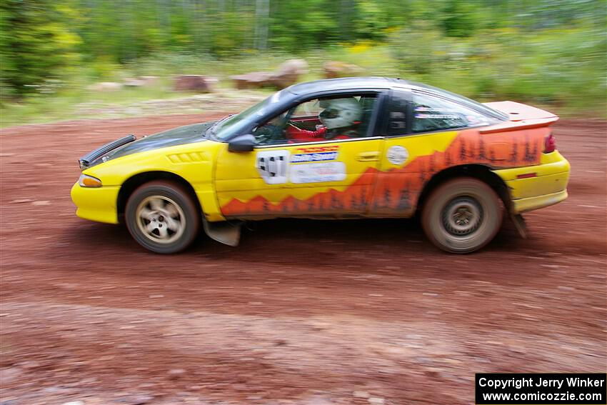 Eli Goethel / Max Sutton Mitsubishi Eclipse on SS3, Norway North I.