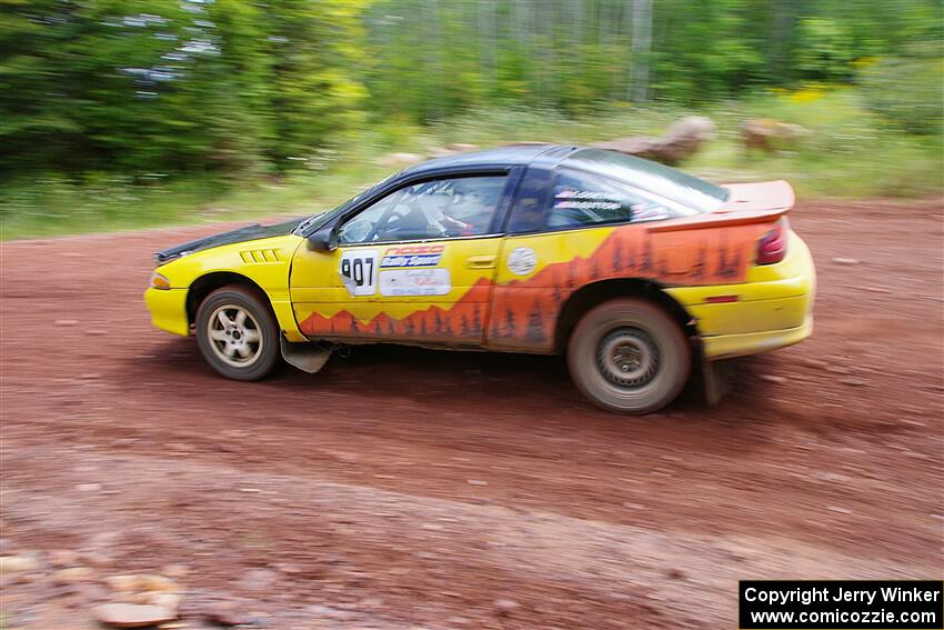 Eli Goethel / Max Sutton Mitsubishi Eclipse on SS3, Norway North I.