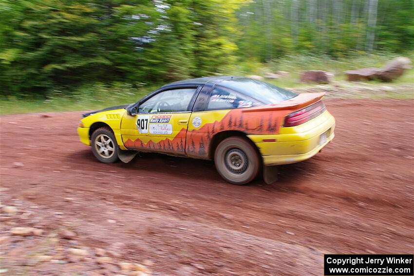 Eli Goethel / Max Sutton Mitsubishi Eclipse on SS3, Norway North I.