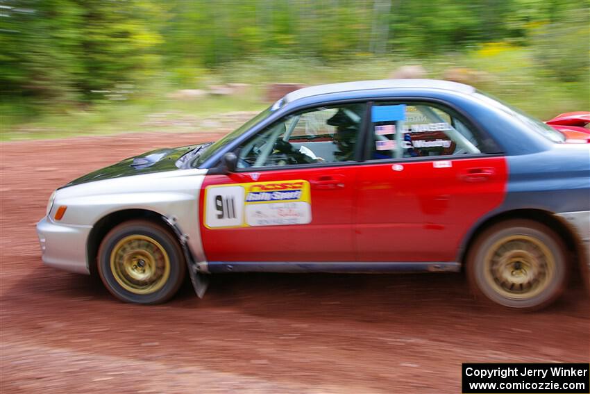 Jonathon Nagel / Chris Woodry Subaru Impreza 2.5RS on SS3, Norway North I.