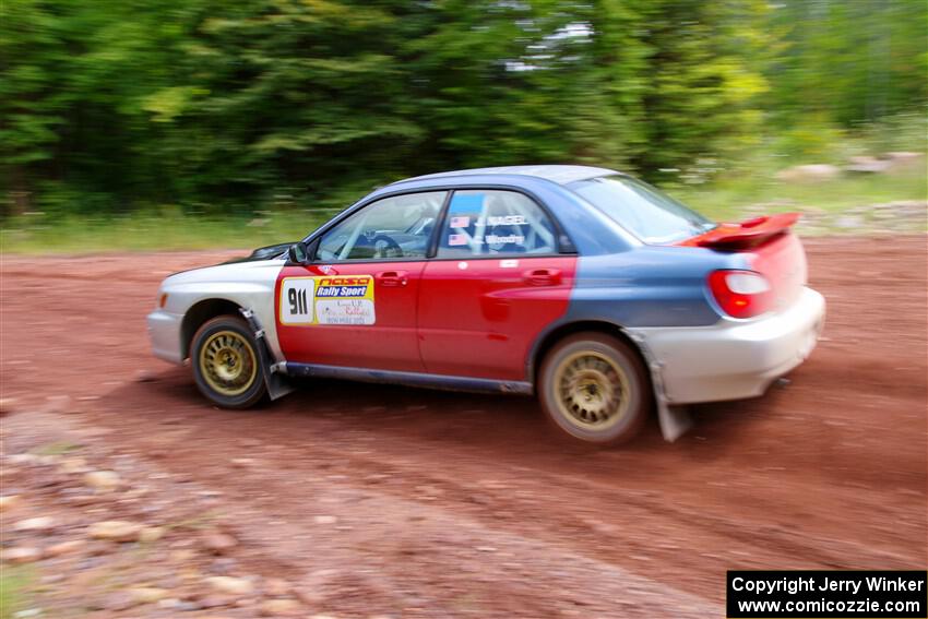 Jonathon Nagel / Chris Woodry Subaru Impreza 2.5RS on SS3, Norway North I.