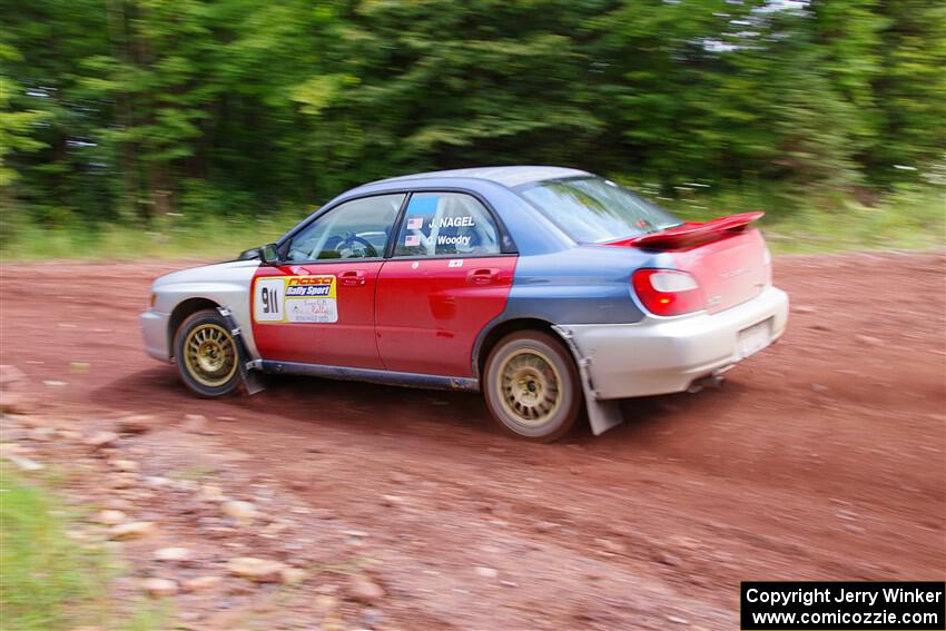 Jonathon Nagel / Chris Woodry Subaru Impreza 2.5RS on SS3, Norway North I.