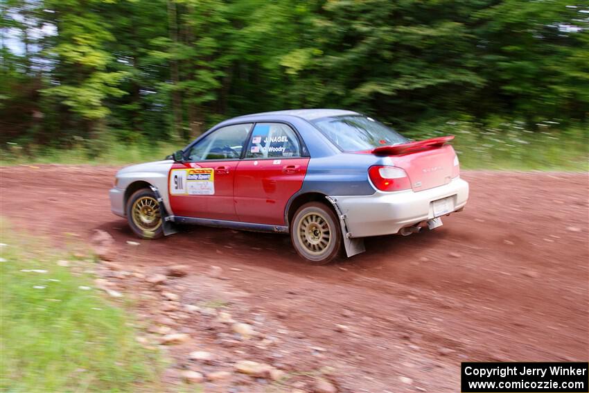 Jonathon Nagel / Chris Woodry Subaru Impreza 2.5RS on SS3, Norway North I.