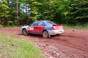 Jonathon Nagel / Chris Woodry Subaru Impreza 2.5RS on SS3, Norway North I.