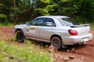 Noah Jacobson / Nathan Vance Subaru WRX on SS3, Norway North I.