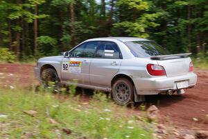 Noah Jacobson / Nathan Vance Subaru WRX on SS3, Norway North I.