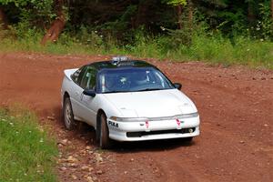 The '0' car, a Mitshibishi Exclipse GSX, on SS6, Norway South II.