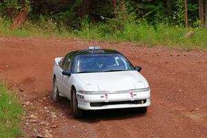 The '0' car, a Mitshibishi Exclipse GSX, on SS6, Norway South II.