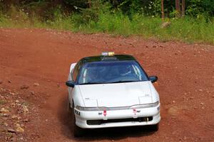 The '0' car, a Mitshibishi Exclipse GSX, on SS6, Norway South II.