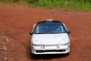 The '0' car, a Mitshibishi Exclipse GSX, on SS6, Norway South II.