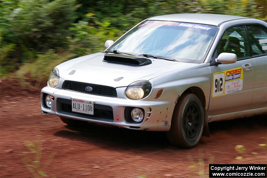 Noah Jacobson / Nathan Vance Subaru WRX on SS3, Norway North I.