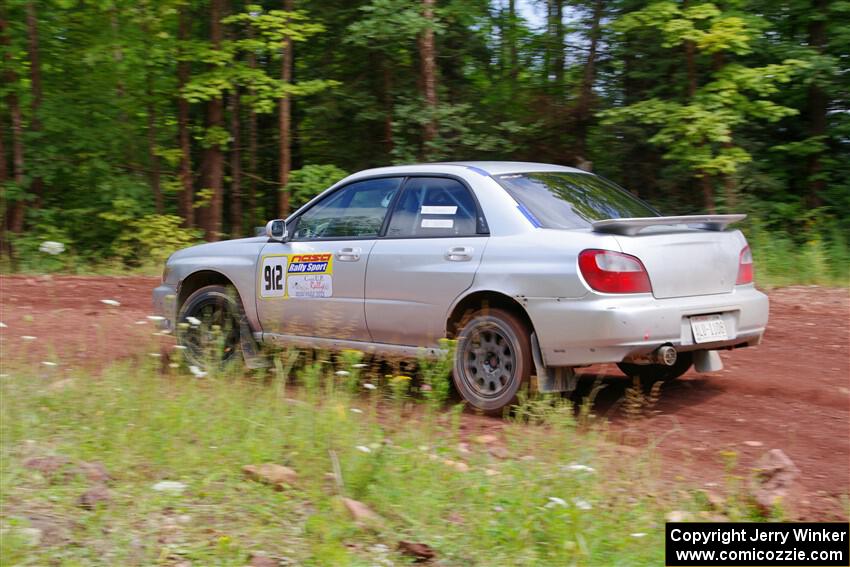 Noah Jacobson / Nathan Vance Subaru WRX on SS3, Norway North I.