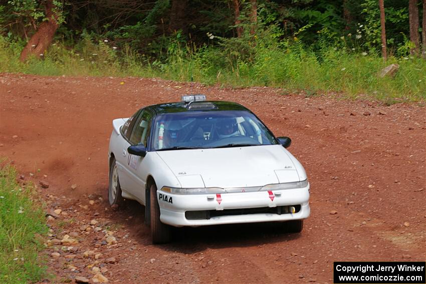 The '0' car, a Mitshibishi Exclipse GSX, on SS6, Norway South II.