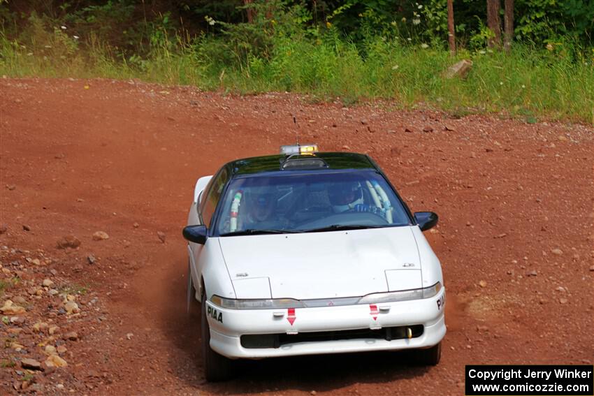 The '0' car, a Mitshibishi Exclipse GSX, on SS6, Norway South II.