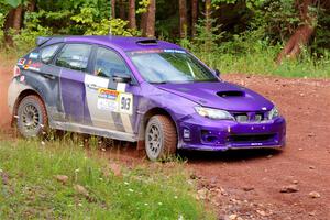 Silas Himes / Charlotte Himes Subaru WRX STi on SS6, Norway South II.