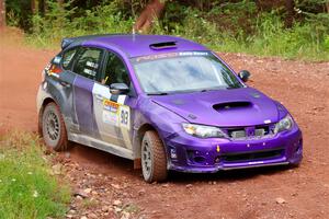 Silas Himes / Charlotte Himes Subaru WRX STi on SS6, Norway South II.