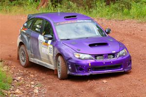 Silas Himes / Charlotte Himes Subaru WRX STi on SS6, Norway South II.