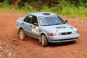 Dexter Clark / Bryce Proseus Nissan Sentra SE-R on SS6, Norway South II.