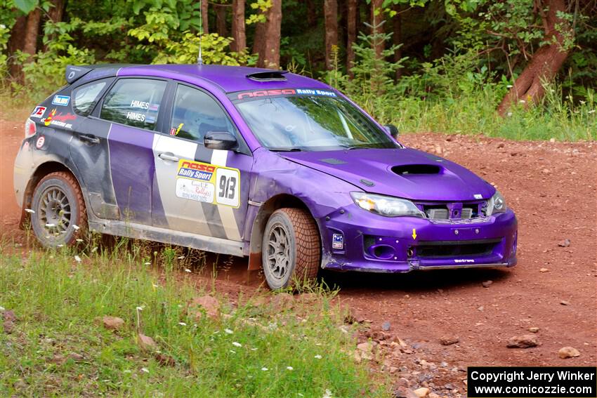 Silas Himes / Charlotte Himes Subaru WRX STi on SS6, Norway South II.