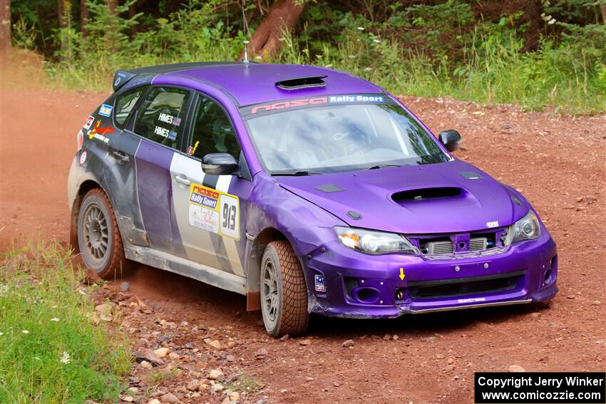 Silas Himes / Charlotte Himes Subaru WRX STi on SS6, Norway South II.