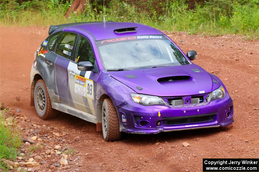 Silas Himes / Charlotte Himes Subaru WRX STi on SS6, Norway South II.