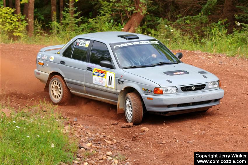 Dexter Clark / Bryce Proseus Nissan Sentra SE-R on SS6, Norway South II.