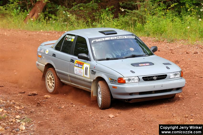 Dexter Clark / Bryce Proseus Nissan Sentra SE-R on SS6, Norway South II.