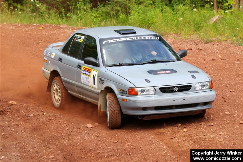 Dexter Clark / Bryce Proseus Nissan Sentra SE-R on SS6, Norway South II.