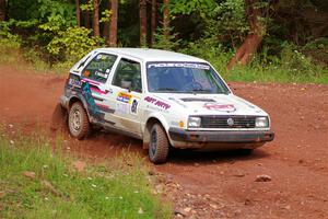 Shanti Witt / Elena Huizar VW Golf on SS6, Norway South II.