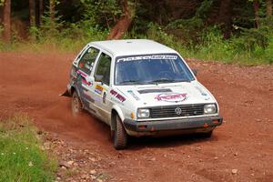 Shanti Witt / Elena Huizar VW Golf on SS6, Norway South II.