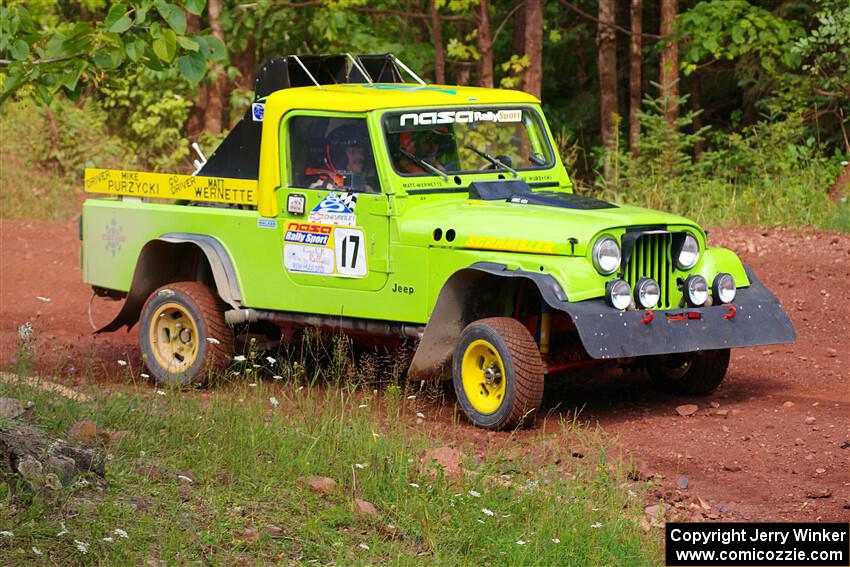 Mike Purzycki / Matt Wernette Jeep Scrambler on SS6, Norway South II.