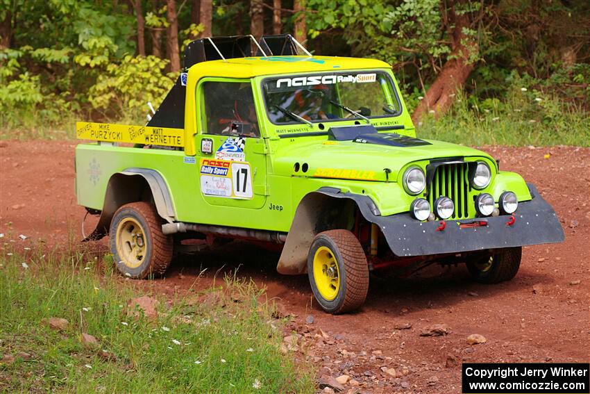 Mike Purzycki / Matt Wernette Jeep Scrambler on SS6, Norway South II.