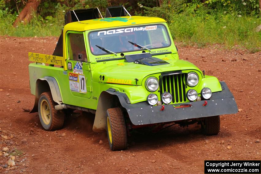 Mike Purzycki / Matt Wernette Jeep Scrambler on SS6, Norway South II.