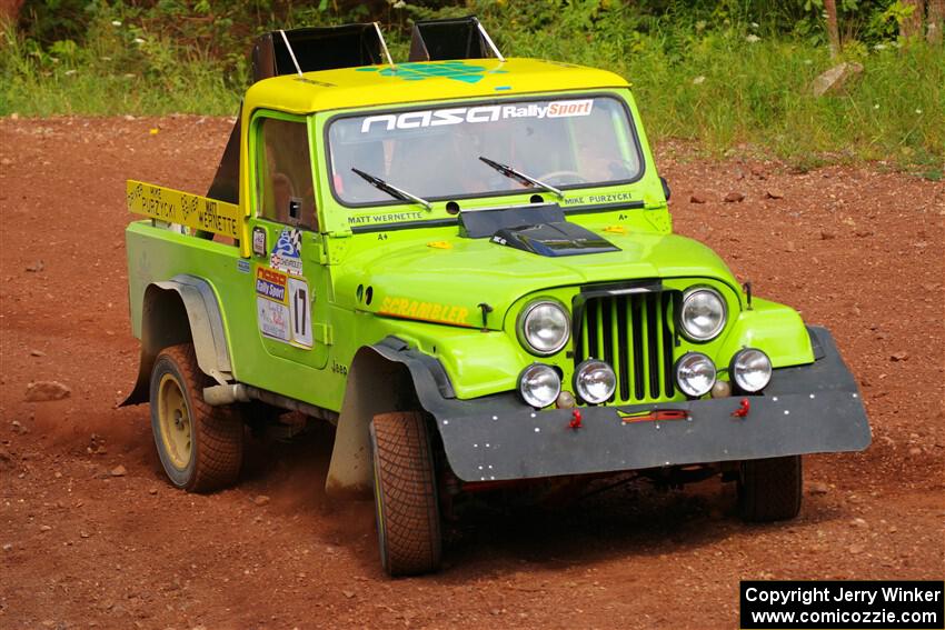 Mike Purzycki / Matt Wernette Jeep Scrambler on SS6, Norway South II.