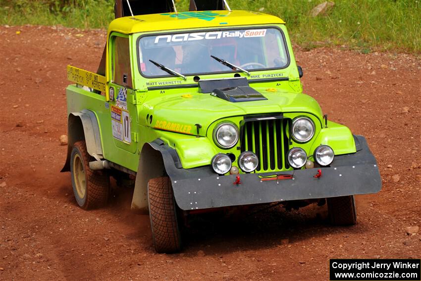 Mike Purzycki / Matt Wernette Jeep Scrambler on SS6, Norway South II.